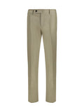 Germano Merino Wool Trousers — Beige