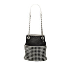 CC Mesh and Calfskin Bucket Bag