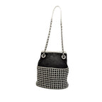 CC Mesh and Calfskin Bucket Bag