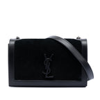 Suede Monogram Book Bag