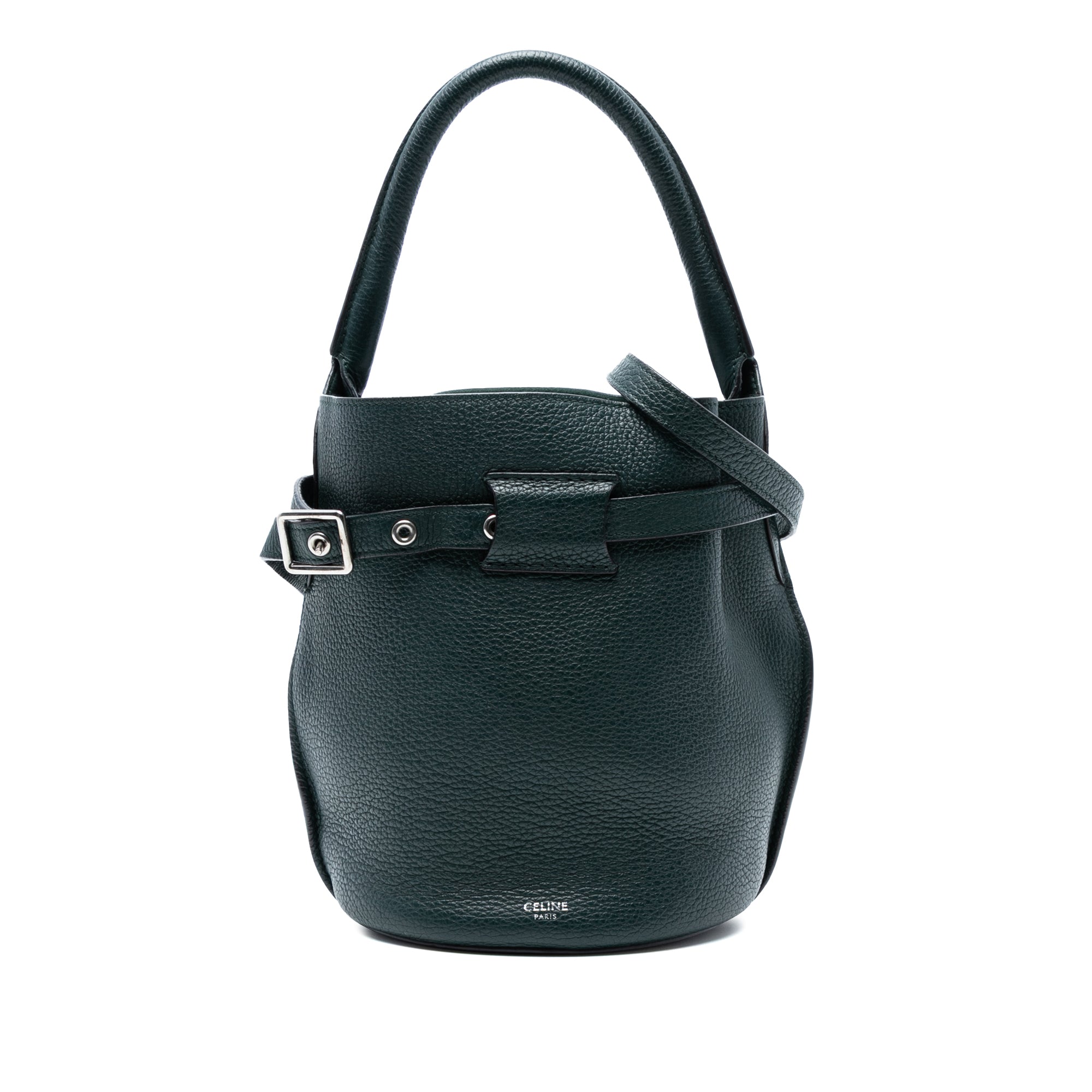 Nano Leather Big Bucket Bag