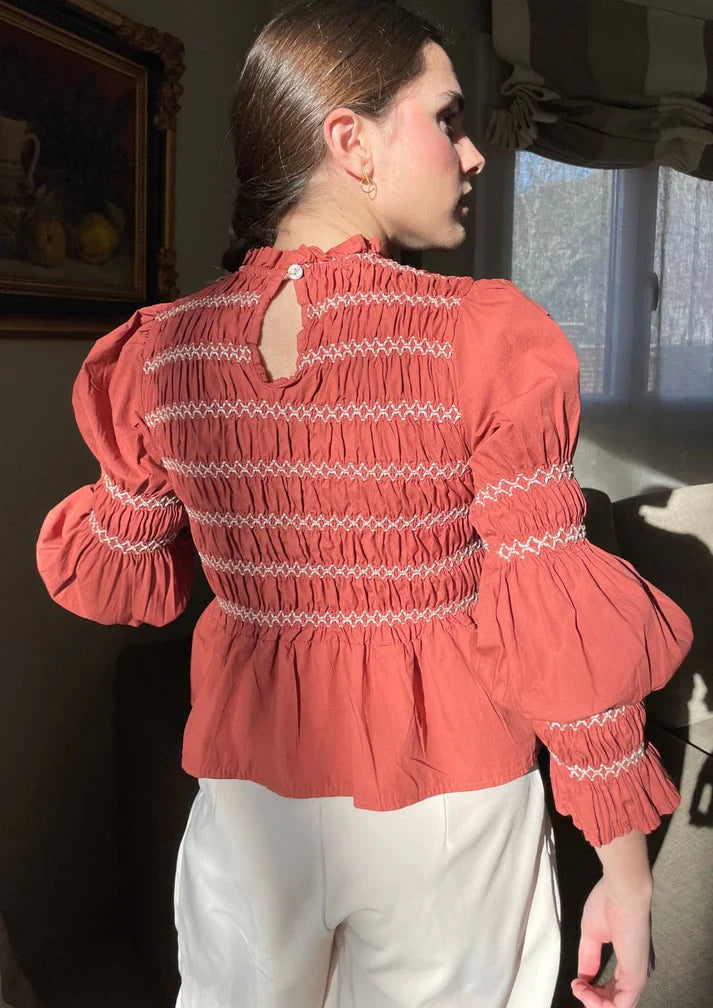 Blusa Florentina - Rojo