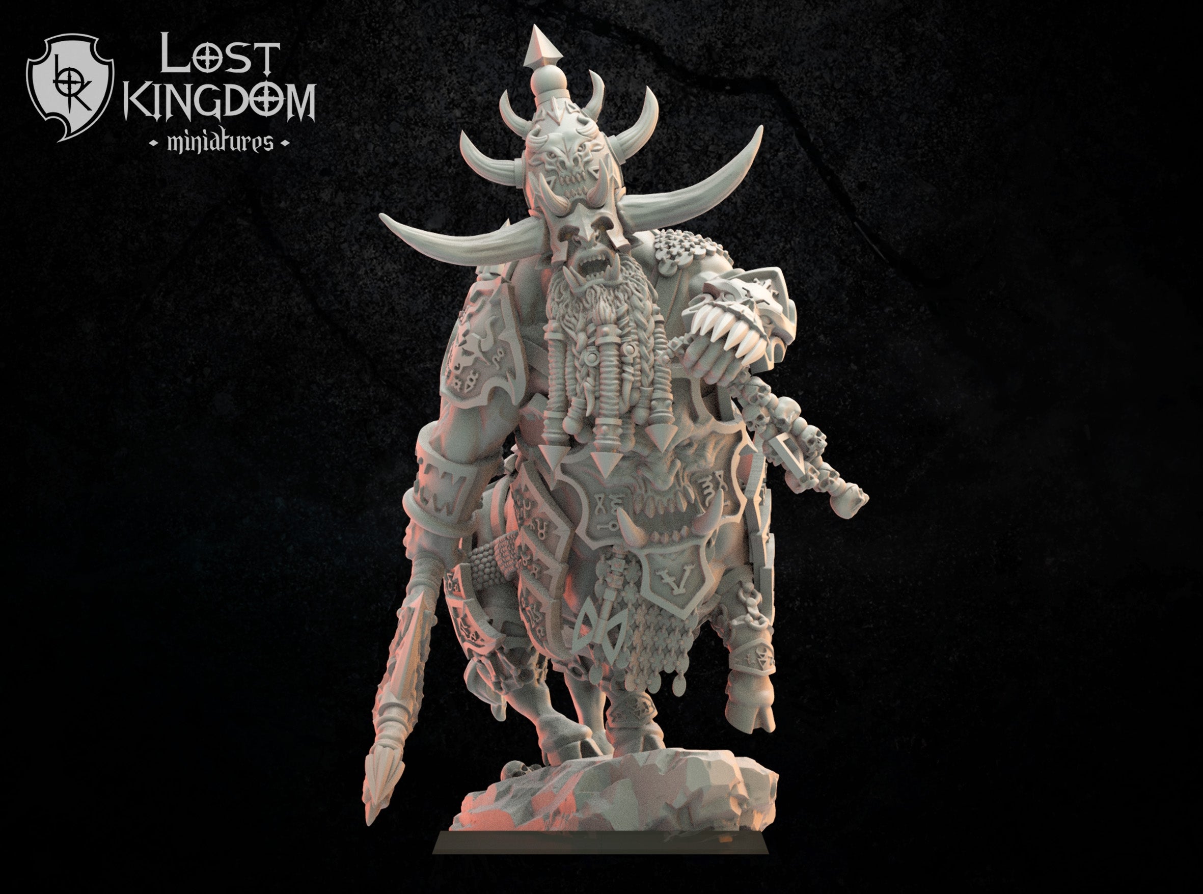 Hurgroth, Bul-Thaur Hero, Lost Kingdom Miniatures