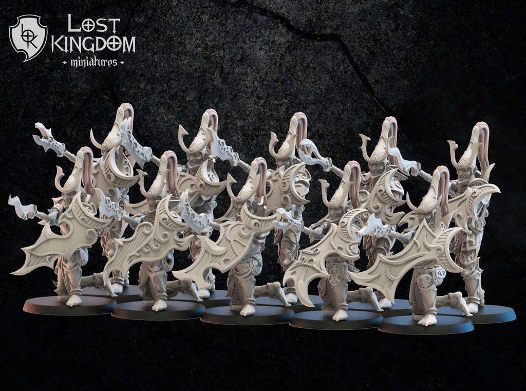 Nightfall Knights On Foot, Lost Kingdom Miniatures