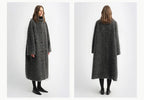 Parisian AffairCircle Long Fur Toggle Coat for Women