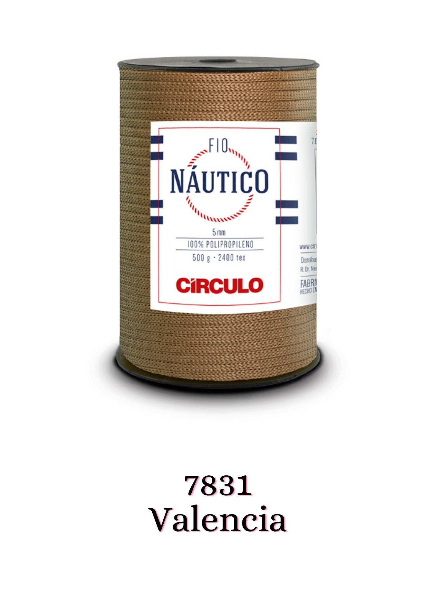 FIO NAUTICO 5mm CIRCULO 500 grs.