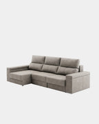 Sofá Chaiselongue Amare Salvador gris