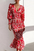 Smock Printed Mermaid Dress