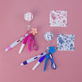 Chinoiserie Personalizada Floral Insignia Carrete con la Inicial y la Insignia Buddy Cumpleaños Apreciación Regalo para Enfermera Doctora