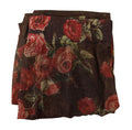 Women's Black Floral Print Stockings Nylon Tights Clothing