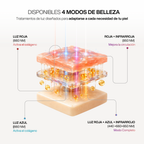 Kit Completo de Máscaras LED Infrarrojas 850nm – Silicona Médica para Rostro, Cuello y Escote