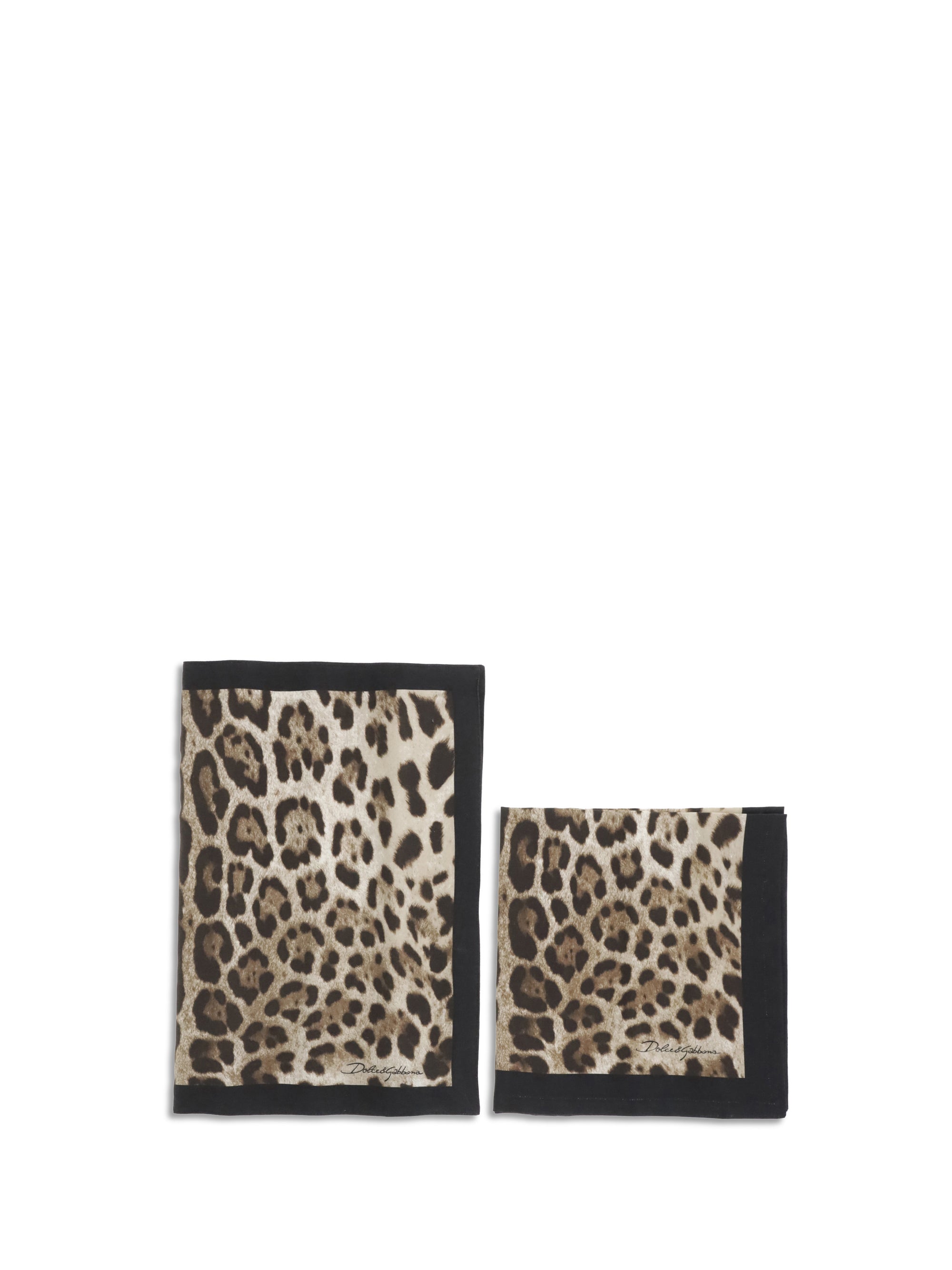 Linen Placemat And Napkin Set Leopardo Extras