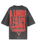 Represent T-shirts and Polos Sun Fade Grey Cotone Canapa - L