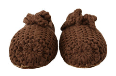 Women's Wool Knit Ballerina Brown