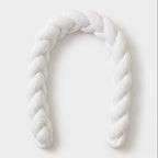 TRENZA PROTECTORA CAPAZO de COCHECITO | Muselina Blanca