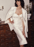 Modern Short Reception Wedding Dresses With Sweetheart