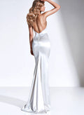 Modern Open Back Mermaid Wedding Dresses