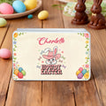 Personalizado Howdy Pascua lindo conejito de Pascua caja de galletas de Pascua con el nombre de Pascua Fiesta de Pascua regalo para los niños