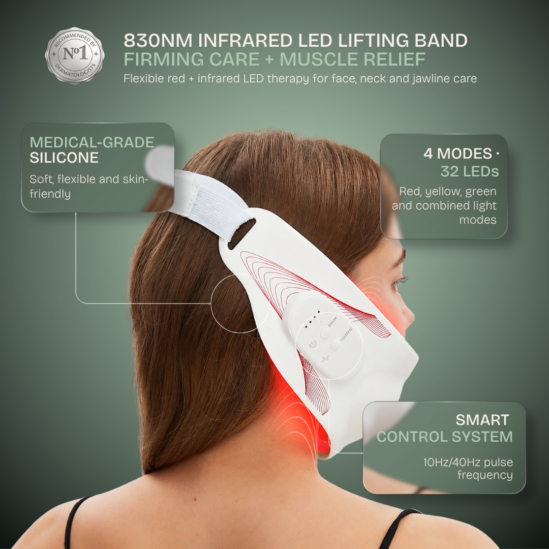 Lifting Facial Reafirmante y Alivio del Dolor - LED Infrarroja 830nm