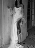 Beach/Church/Resort Satin Wedding Dress