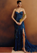 Tealumé Gown By KYNAH, Luxury Indian Fashion & Bridal Wear