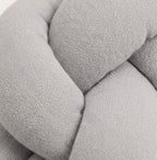 Gray Crib Braid Bumper 180cm - Safety and Style for Your Baby
