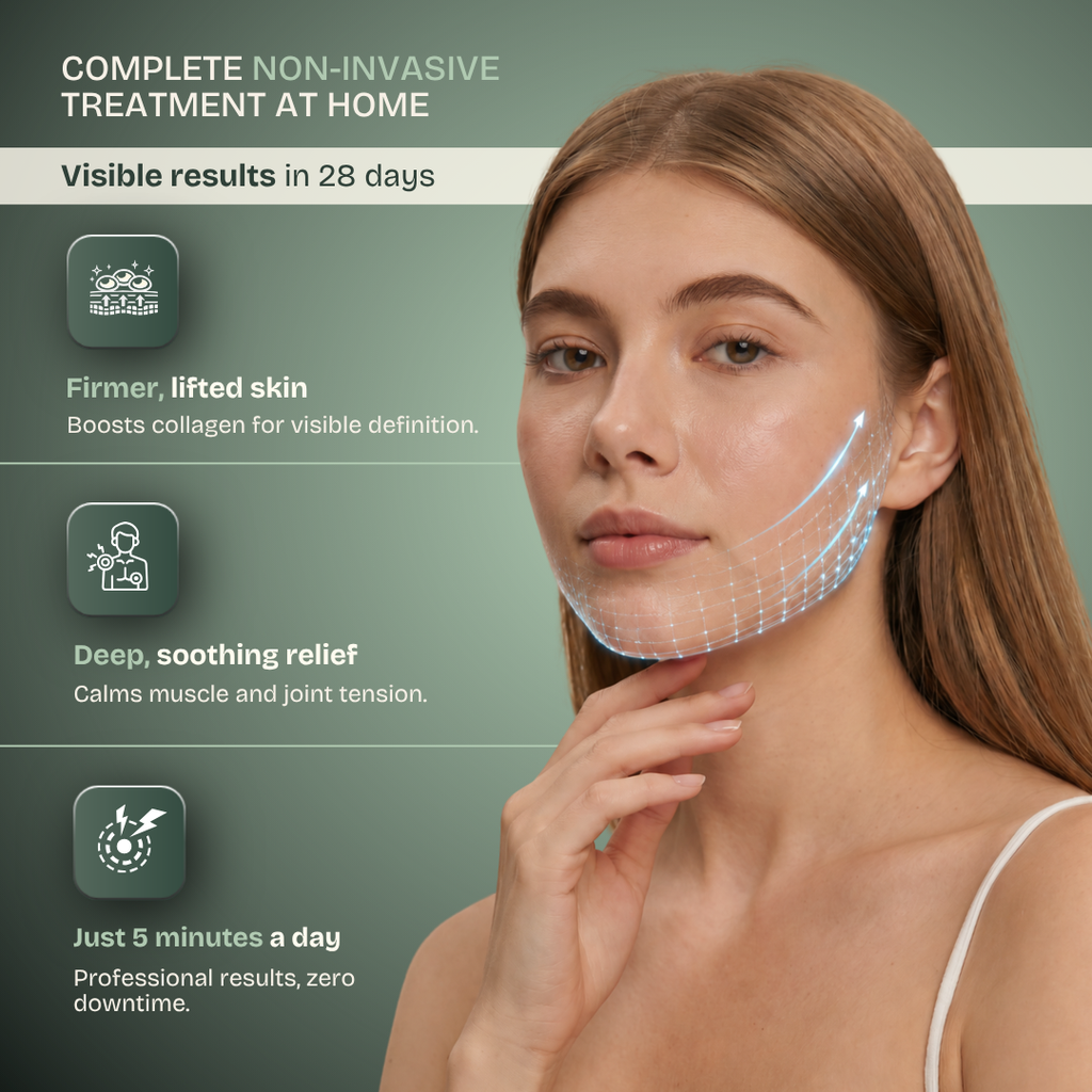 Lifting Facial Reafirmante y Alivio del Dolor - LED Infrarroja 830nm