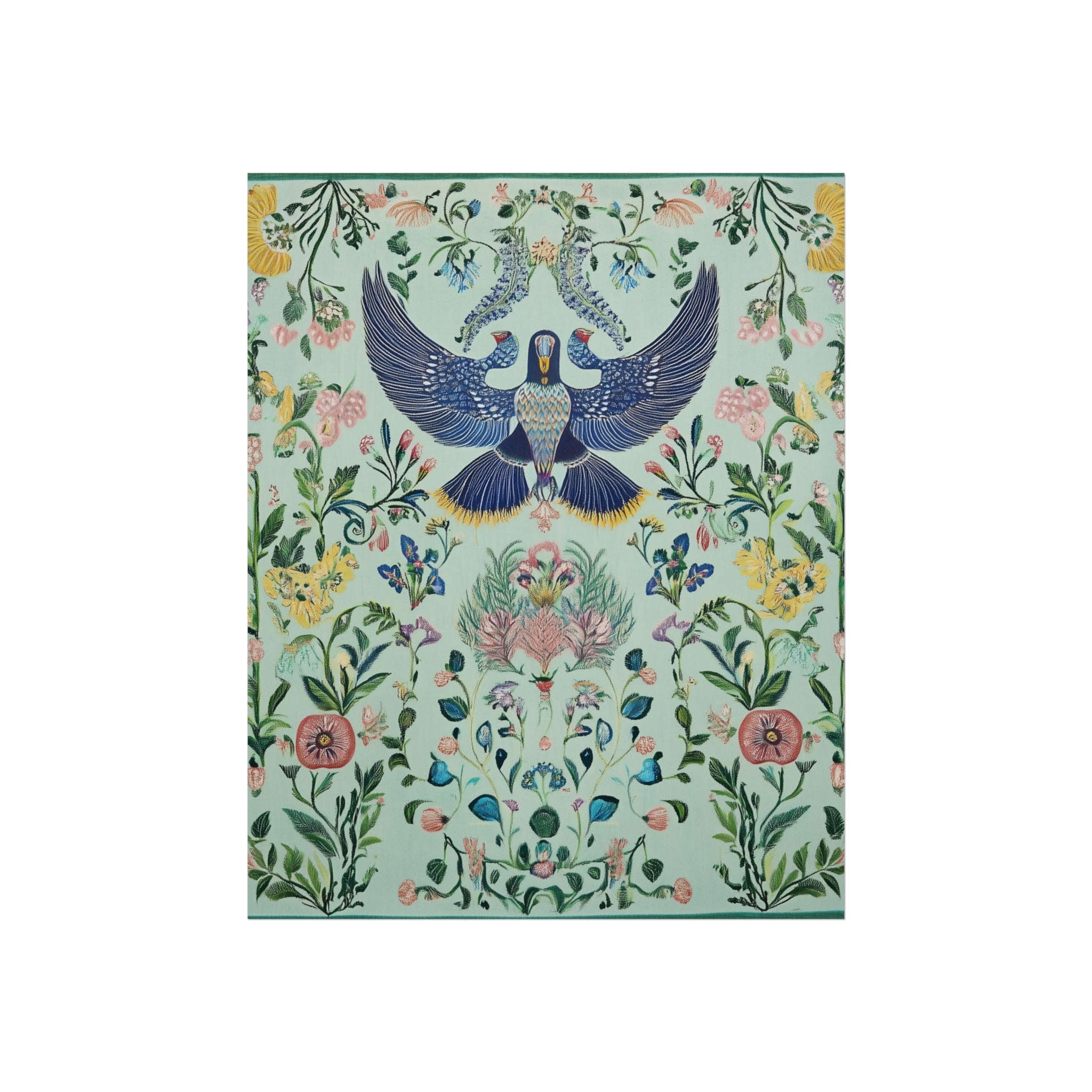 Celestial Aviary Botanical Fine Art Poster