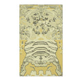 Vintage Gold Tiger & Baroque Accent Rug