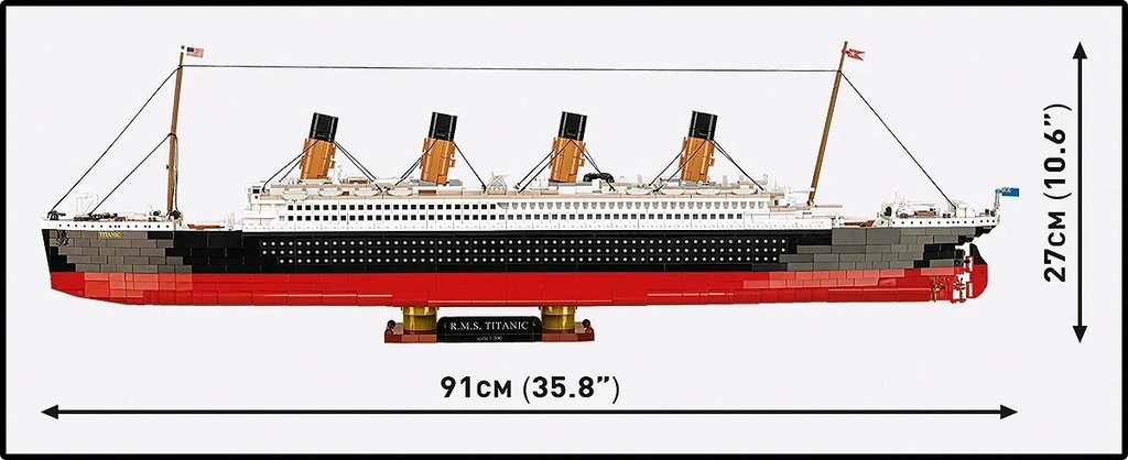 RMS Titanic 1:300 Scale 91 cm
