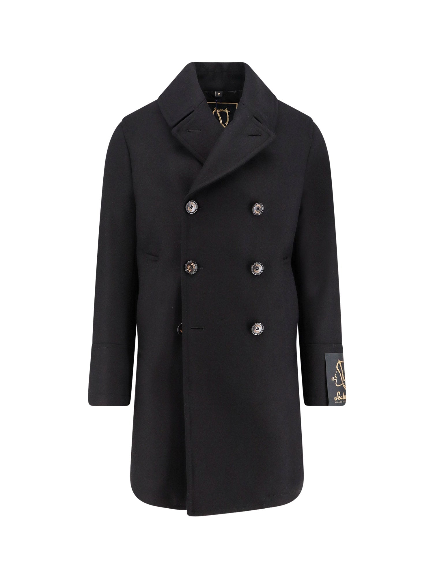 SEALUP Coats Grey Lana Vergine