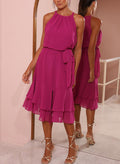 Knee-Length A-Line Chiffon Bridesmaid Dresses