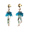 Medusa Earring | Blue