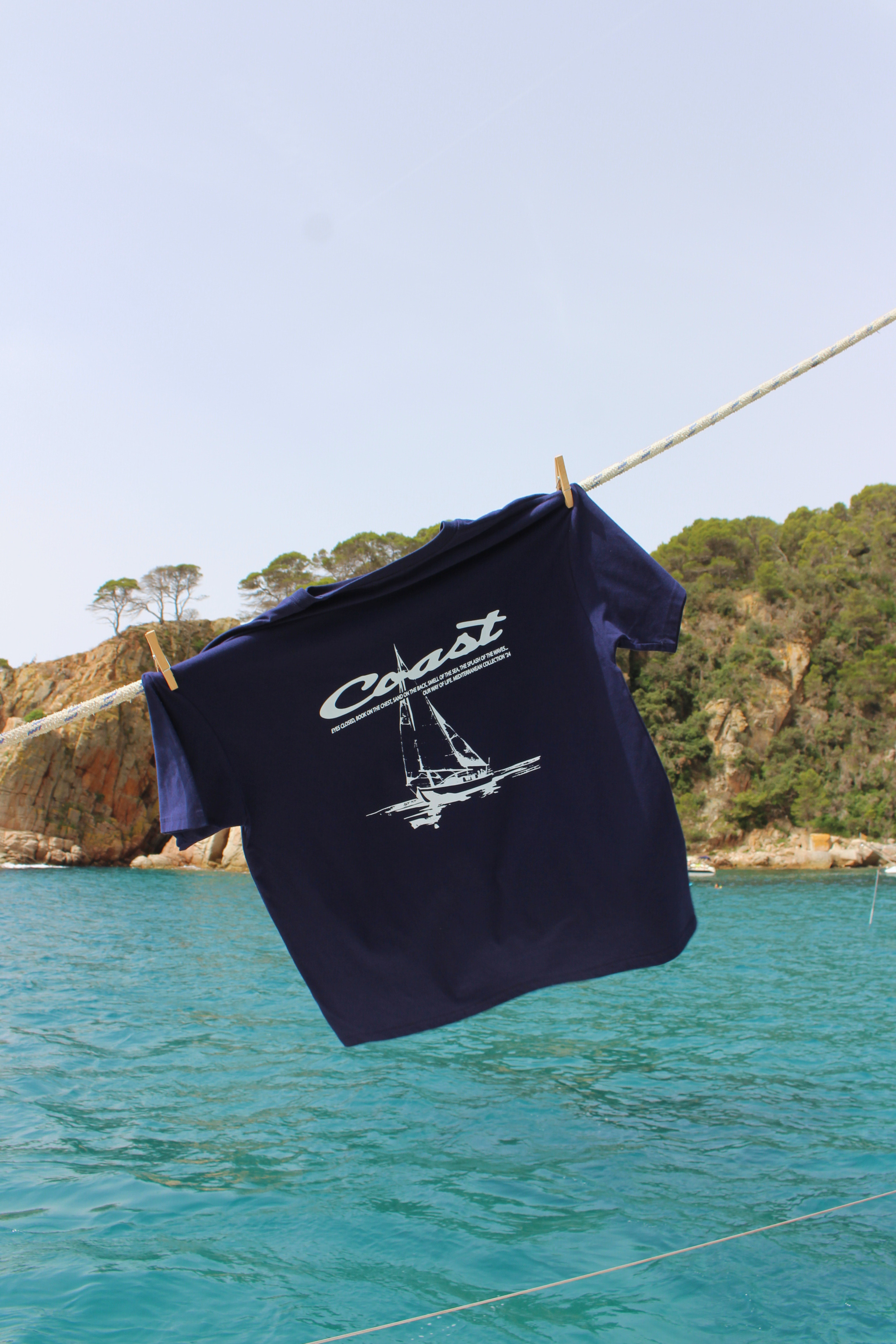 Navy Blue Velero T-Shirt