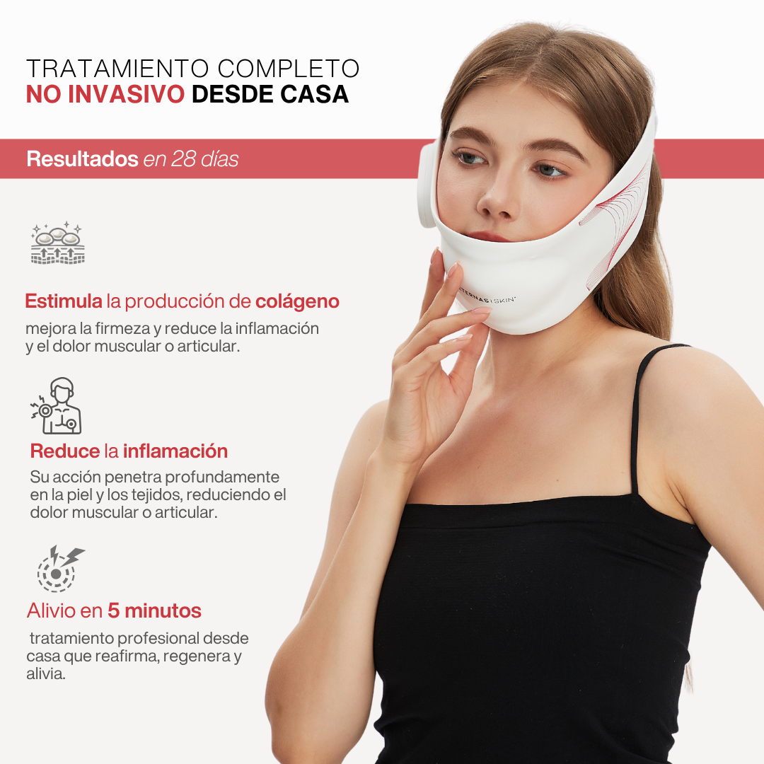 Lifting Facial Reafirmante y Alivio del Dolor - LED Infrarroja 830nm