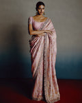 Rose Mist Sari By KYNAH, Luxury Indian Fashion & Bridal Wear