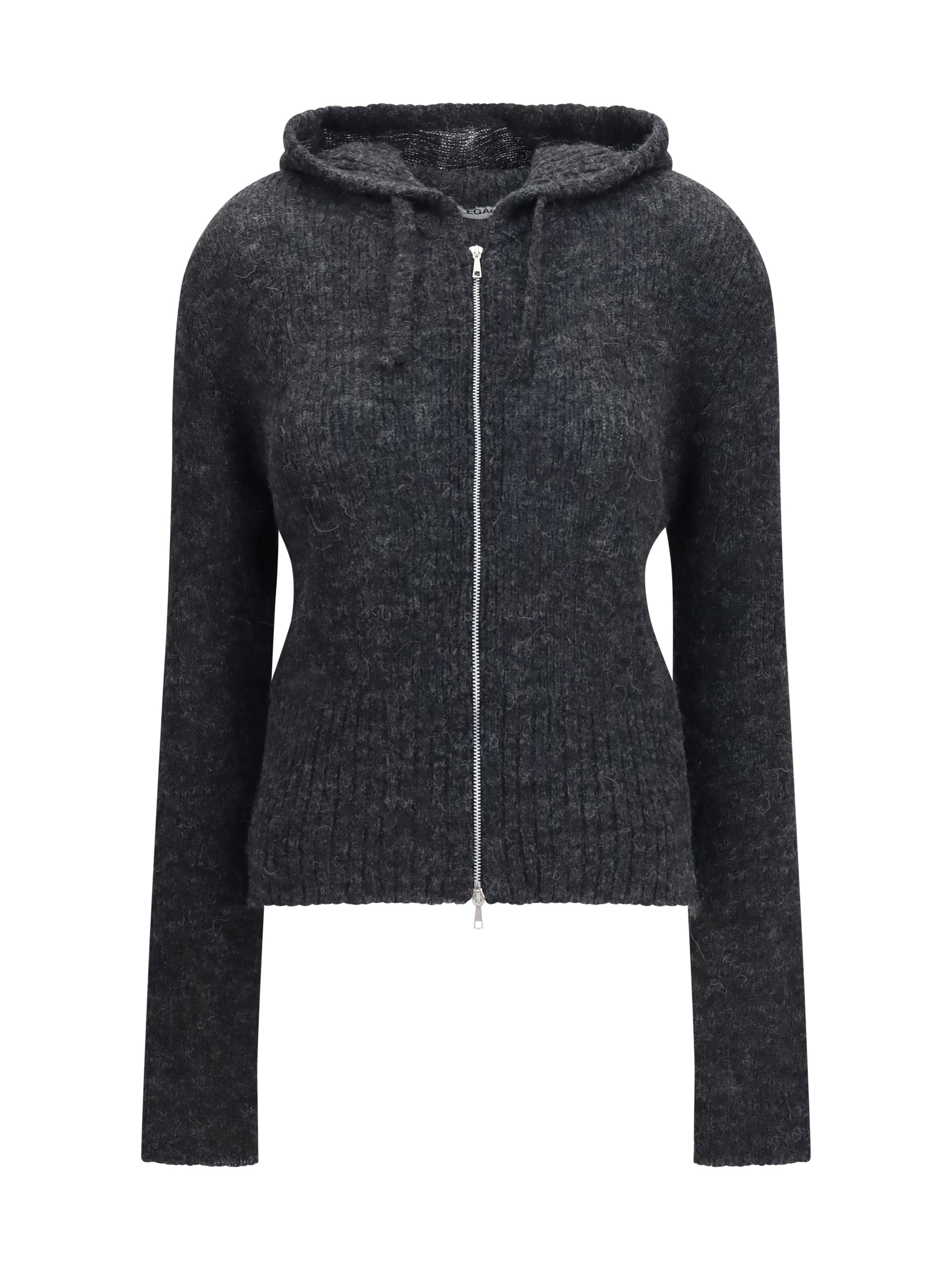 Our Legacy Alpaca-Blend Zip-Up Hoodie — Gray