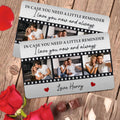 Personalizada I Love You Now And Always Videotape 3 Fotos Tarjeta Monedero con Texto Regalo de Aniversario para Novio Esposo