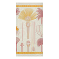 Tropical Palm Print Bath Towel