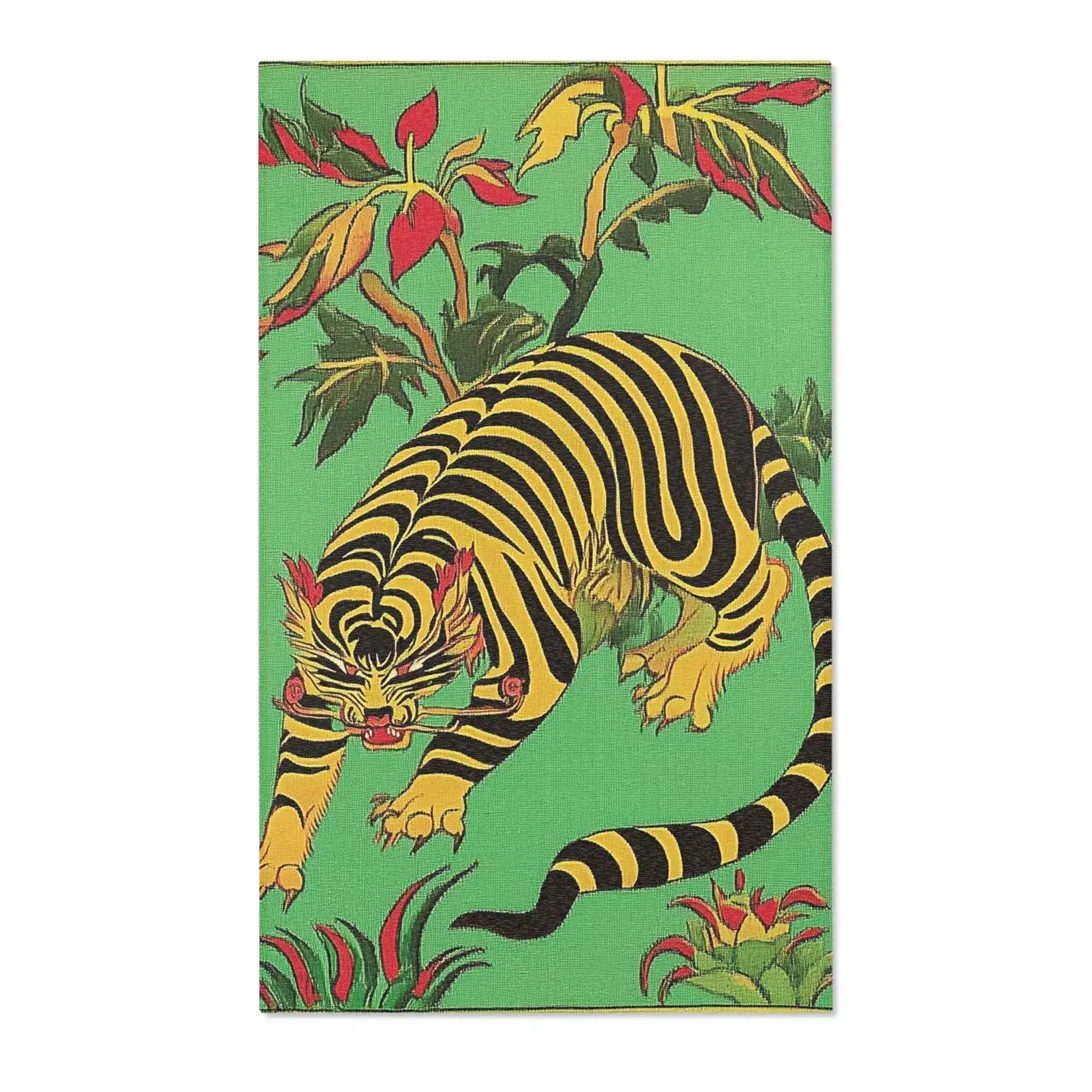 Jungle Guardian Tiger Accent Rug