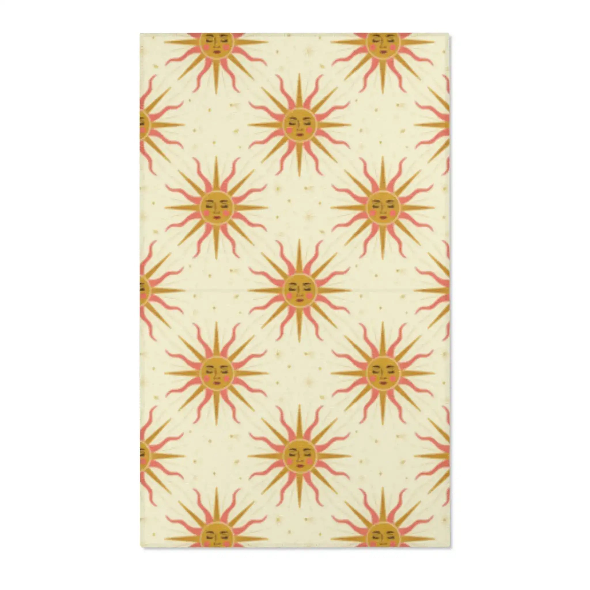 Boho Celestial Sunburst Accent Rug