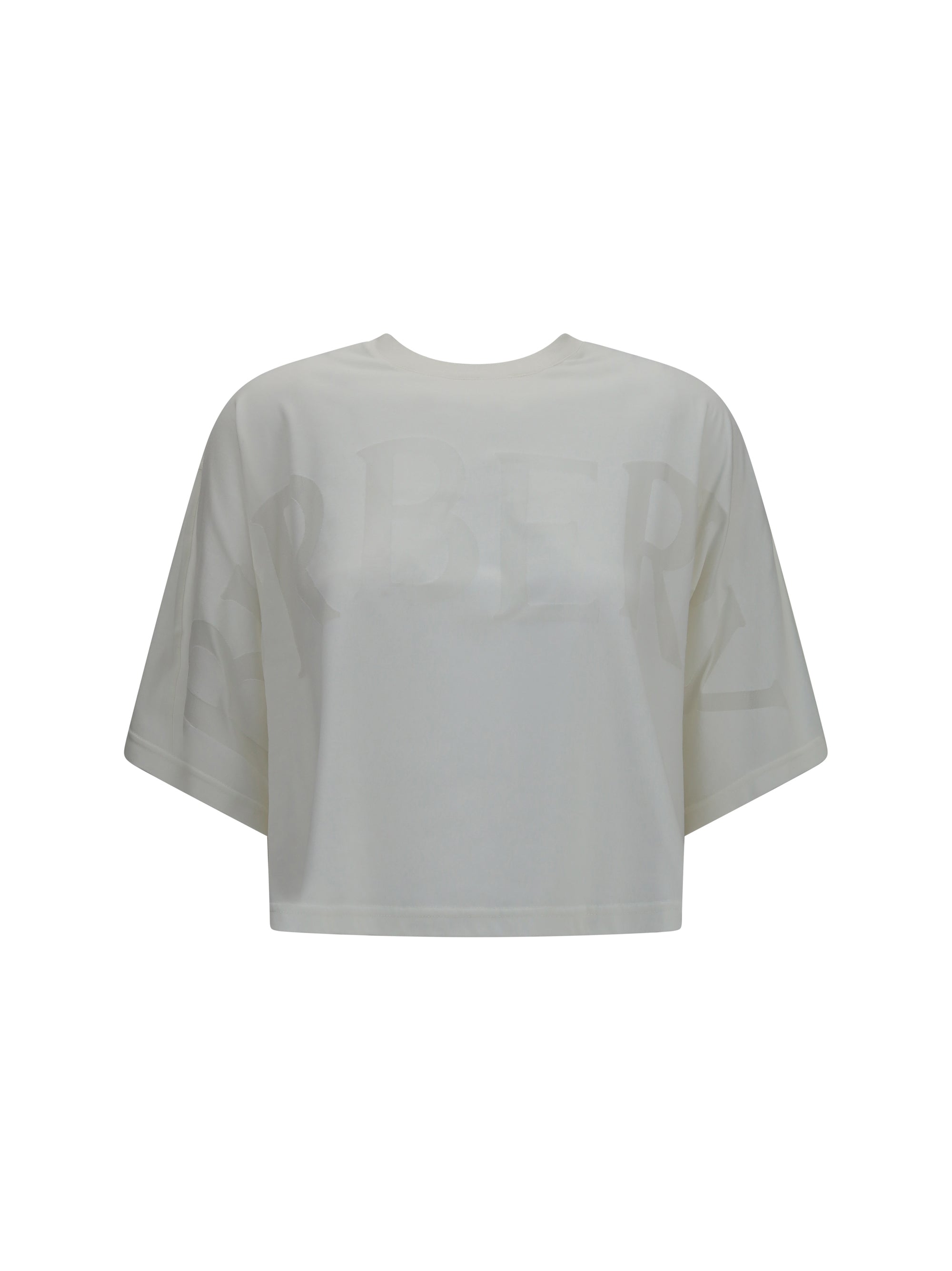 Burberry Logo Cotton T-Shirt — White