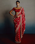 Roselle Banarasi Sari By KYNAH, Luxury Indian Fashion & Bridal Wear