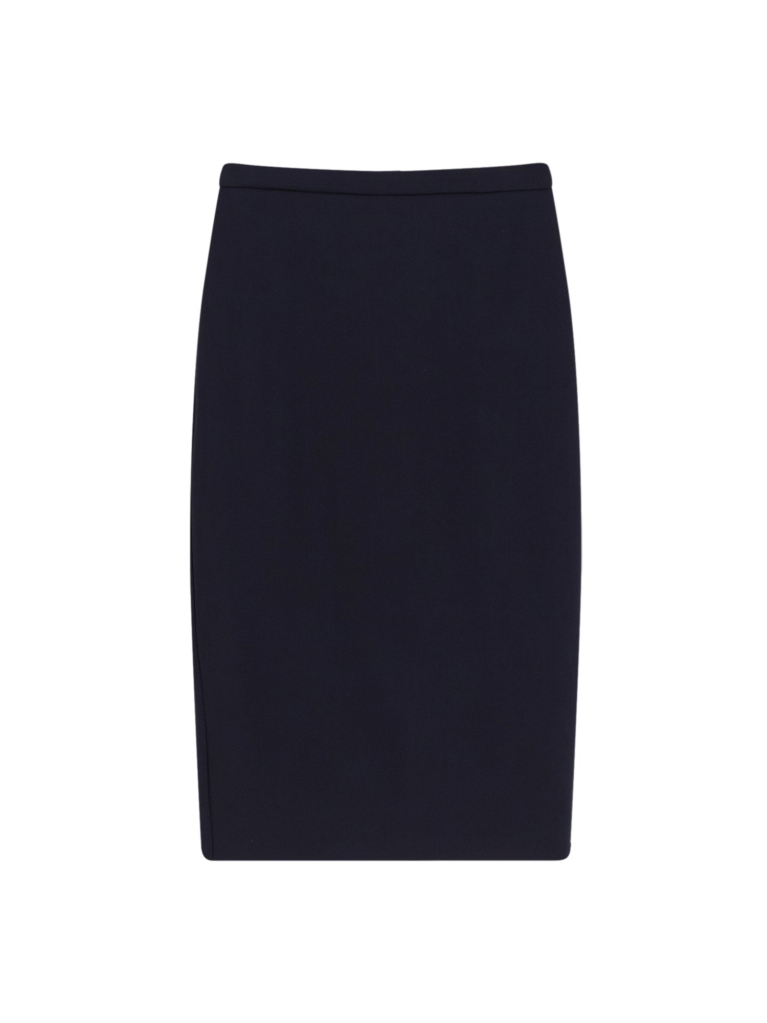 Max Mara Skirts Blu Marino Lana Vergine Elastan