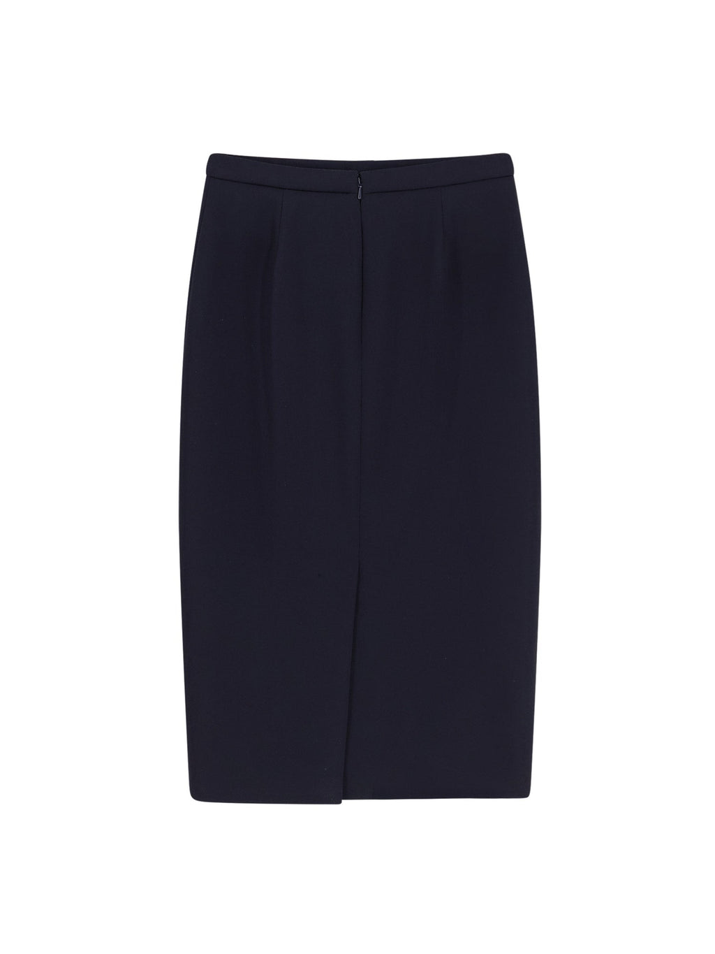Max Mara Skirts Blu Marino Lana Vergine Elastan