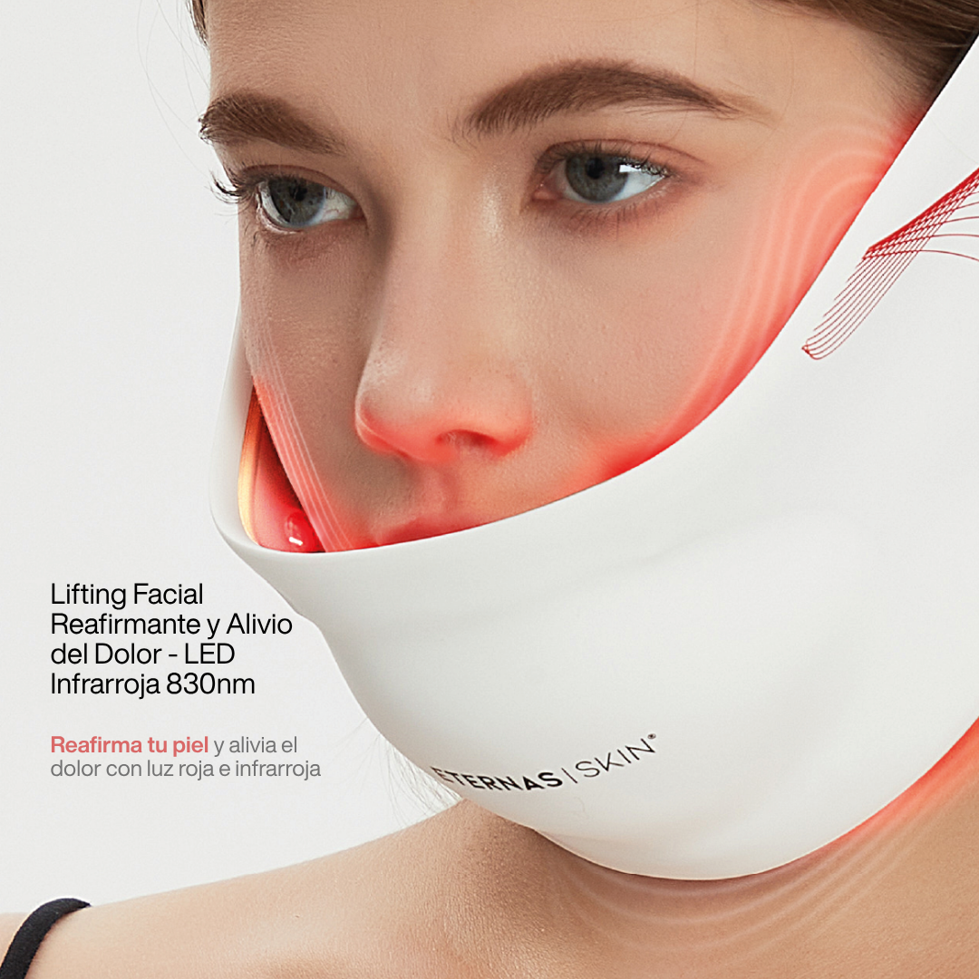 Lifting Facial Reafirmante y Alivio del Dolor - LED Infrarroja 830nm