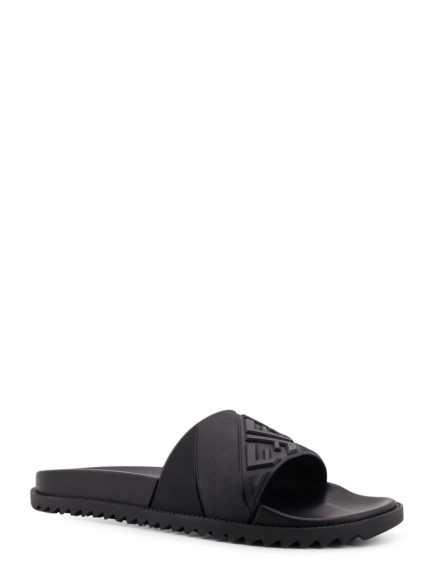 Fendi Sandals Black Gomma - 7