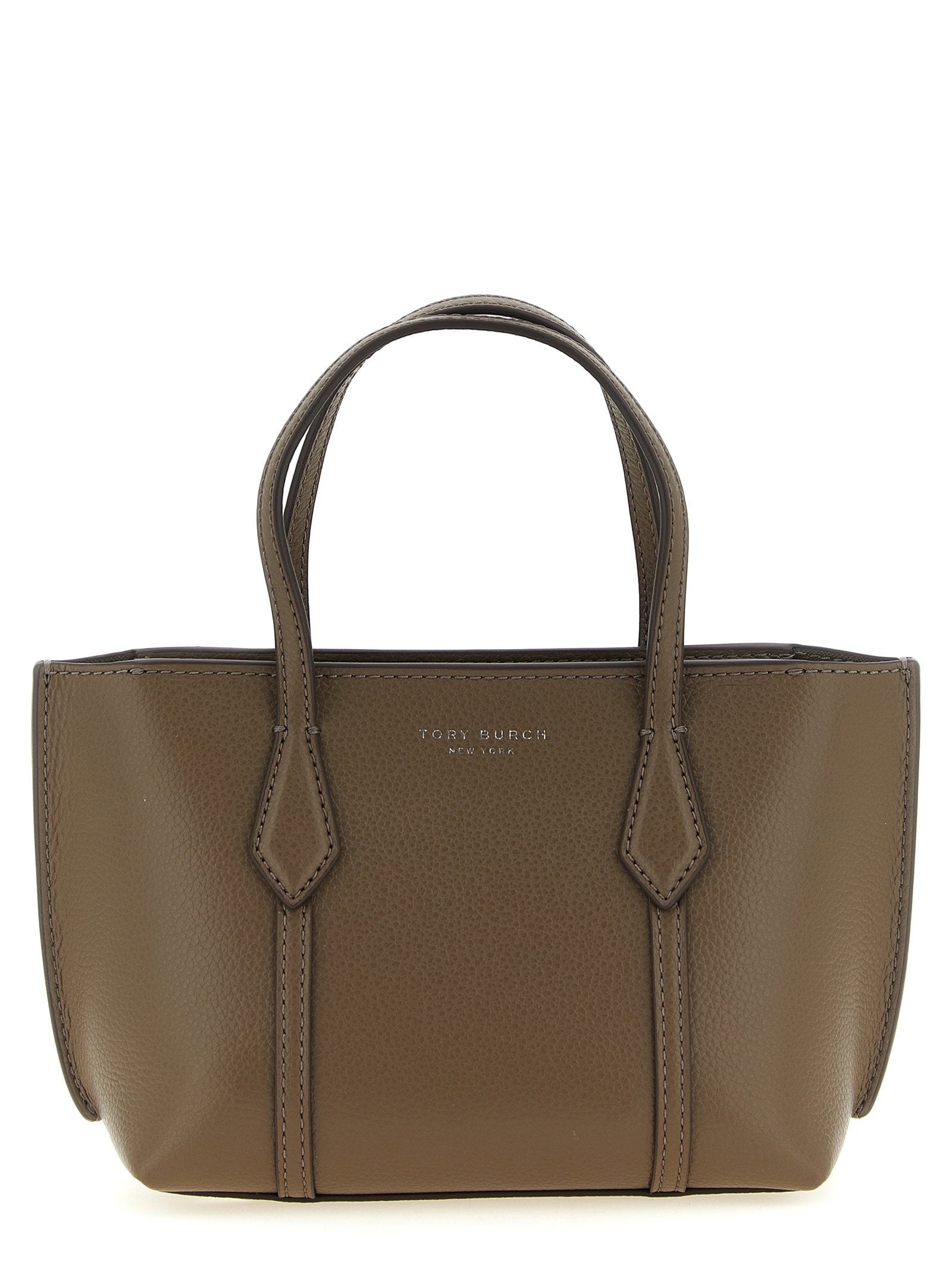 Tory Burch Top Handle Bag — Taupe
