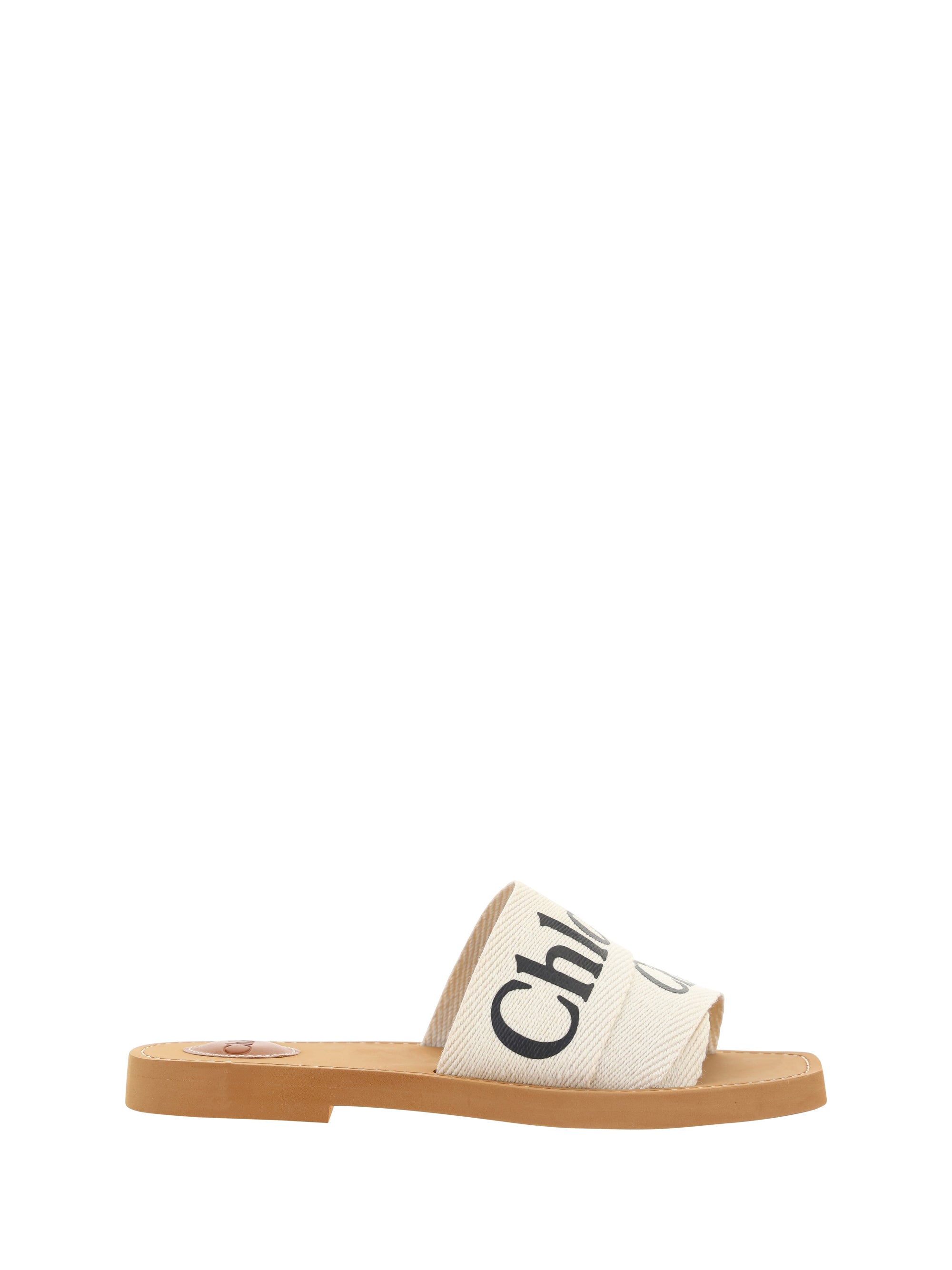 Chloé Woody Sandals — White