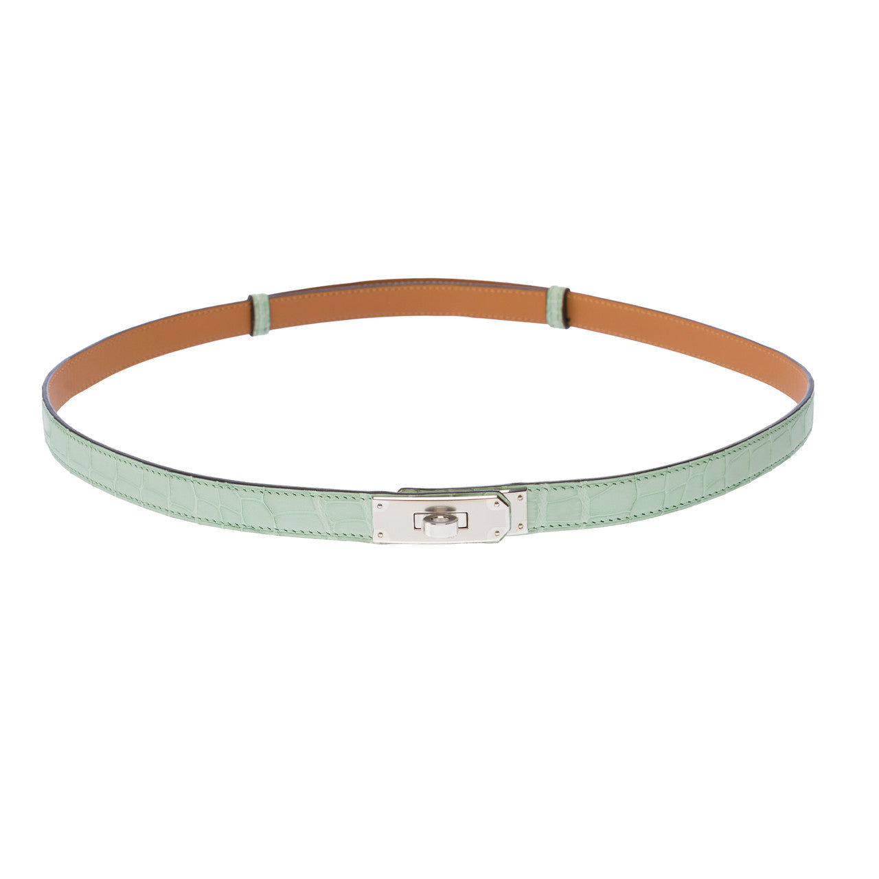Hermès Kelly 18 Belt — Light Green